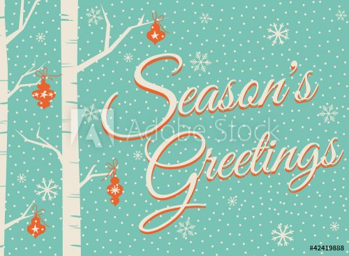 Christmas greeting card design. - 900597288