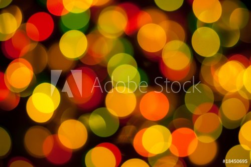 Christmas lights, abstract background - 900636448