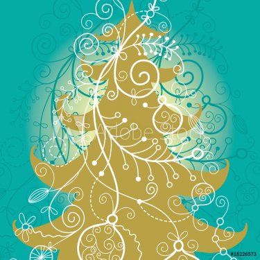 christmas-tree, beauty christmas card