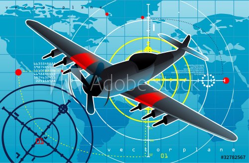 classic airplane vector - 900485422