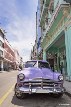 Classic american car in Havana, Cuba