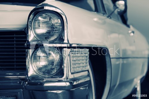 Classic car in black and white - 901147234