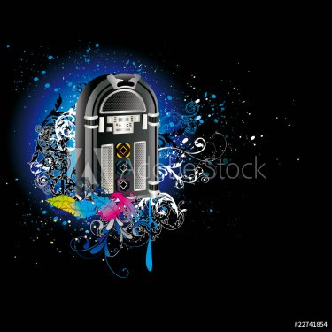 color music abstract vector