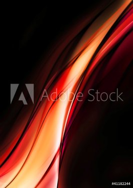 Colourful wave against a dark background - 900375588
