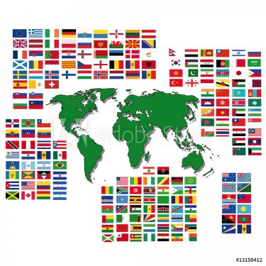 Complete set of Flags of the world - 900868337