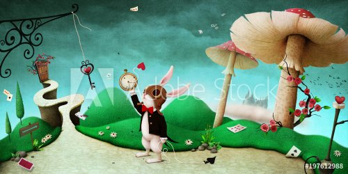 Conceptual fantasy background  for illustration or poster or photo wallpaper ... - 901153346