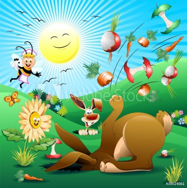 Coniglio e Pulizie di Primavera-Rabbit and Springtime Cleaning - 900469185