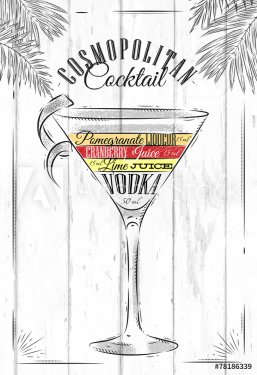 Cosmopolitan cocktail - 901143882