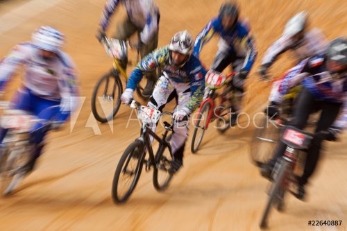 course bicross vélo bmx compétition volonté détermination gagner - 900222798
