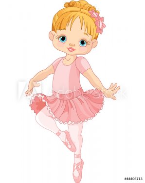Cute little ballerina