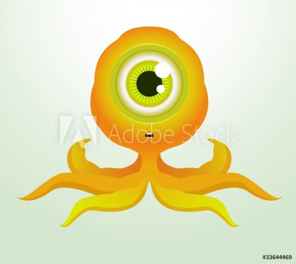 Cute Octopus Monster - 900485203