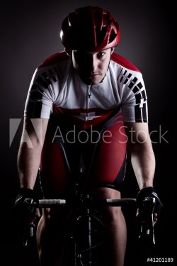 cyclist on a bicycle - 900458275