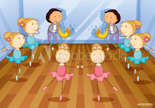 dancing kids - 900460572