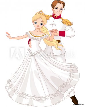 Dancing prince and princess - 901139742