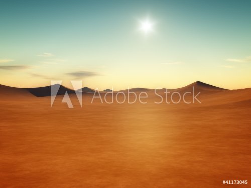 desert sunset - 900705120
