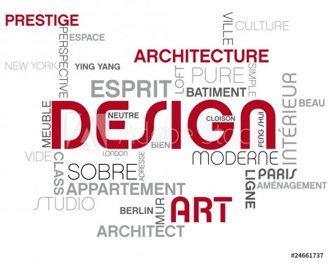 design,mots image sur le thème du design