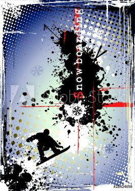 dirty snowboarding poster