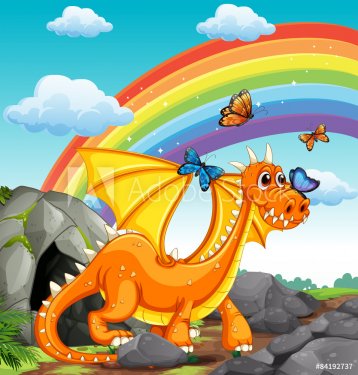 Dragon and rainbow - 901148029