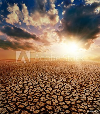 drought earth and dramatic sky - 900441628