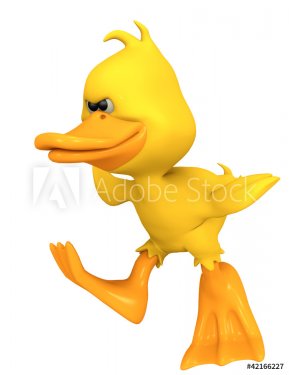 duck toon angry situation - 900454504