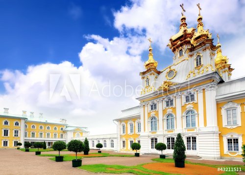  East Chapel of Petergof Palace in St. Petersburg. Russia - 900489697