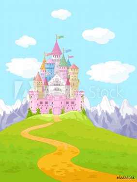 Fairy Tale Castle Landscape - 901142321