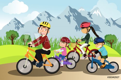 Family biking - 900461315