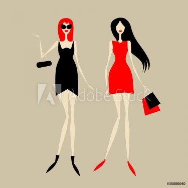 Fashion girls for your design