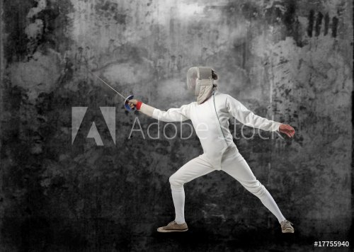 fencing player - 900132642