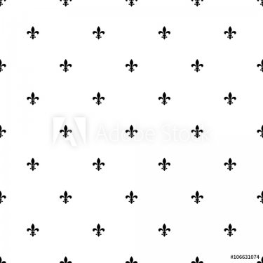 fleur de lis seamless pattern background - 901154373