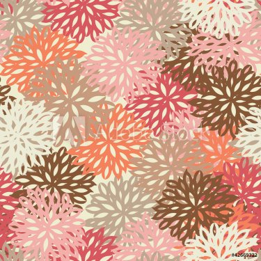 Floral seamless pattern - 900465810