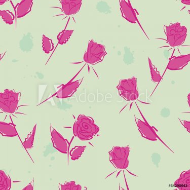 Floral seamless pattern. - 900906136