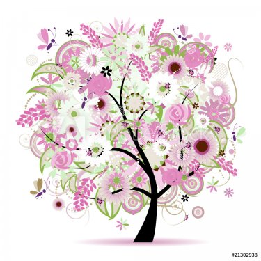 Floral tree beautiful - 900459137