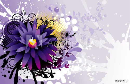 flower vector illustration design - 900485339