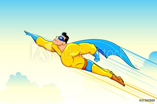Flying Superhero