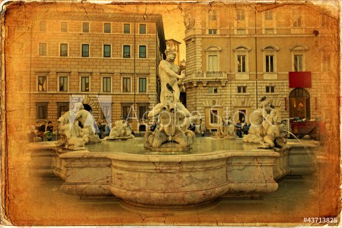 Fountain of the Moor, Piazza Navona - Rome