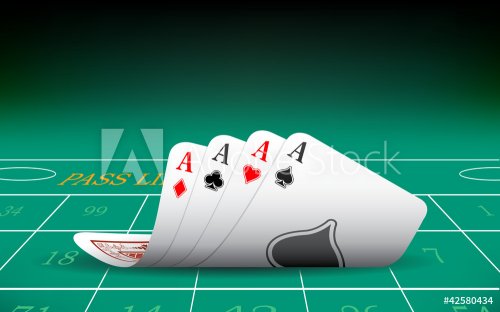 Four Aces Playing Card