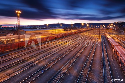 Freight Station with trains - 900336417