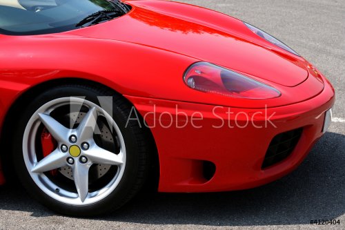 front of red supercar - 901153261