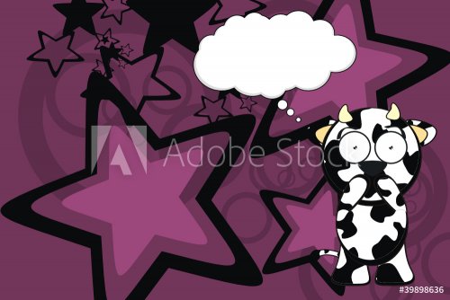 funny cow cartoon background3 - 900498967