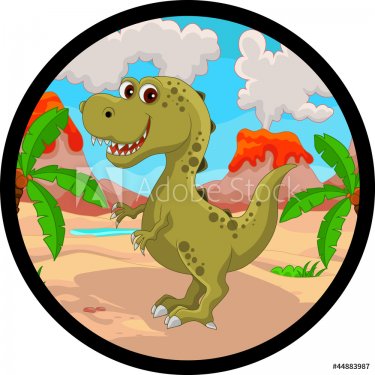funny dinosaur cartoon - 900949470