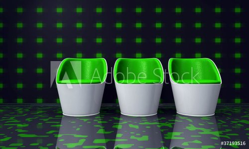 Future Clubchairs green white - 900535824