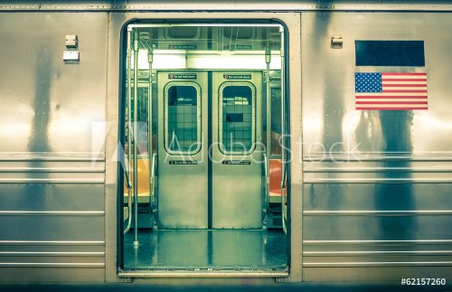 Generic underground train - New York CIty