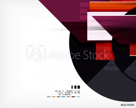 Geometric shape abstract business template - 901146904