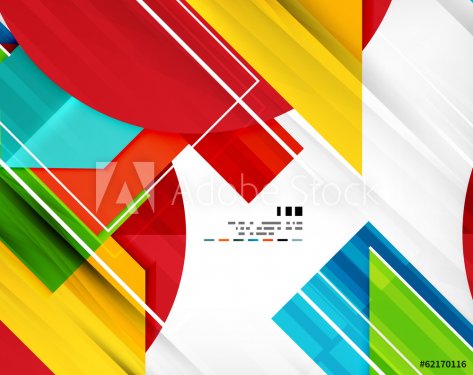 Geometric shape abstract business template - 901146906