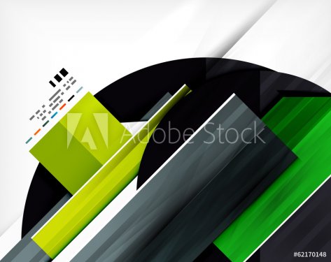 Geometric shape abstract business template