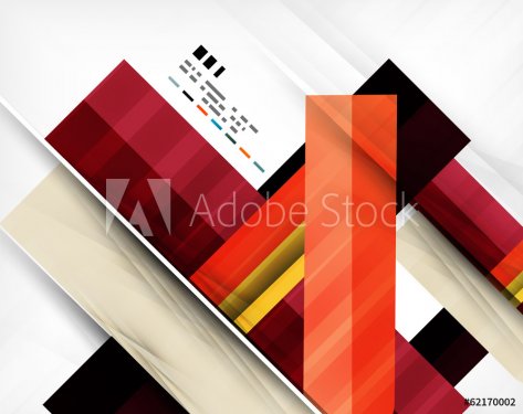 Geometric shape abstract business template - 901146909