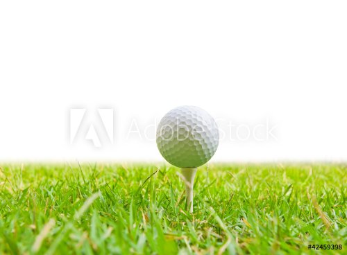 golf ball and tee grass - 900453038