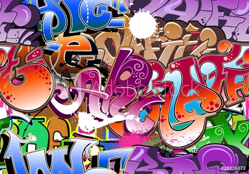 graffiti seamless background - 900462699