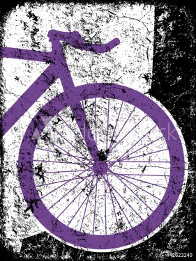 grunge bicycle background